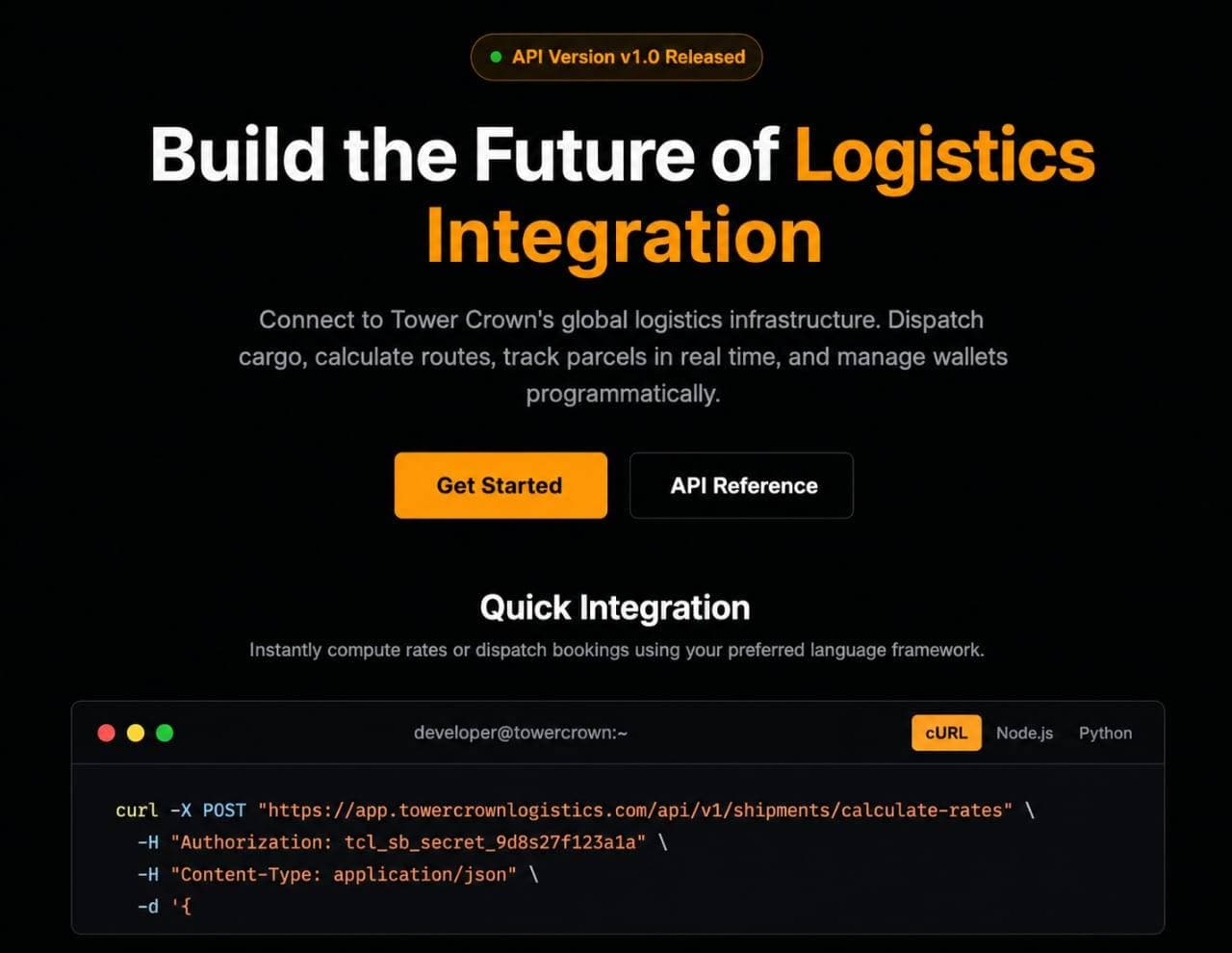 Build The Future of Logistics Integration